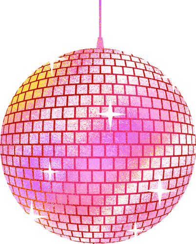 Vibrant Gradient Buildable Disco Ball